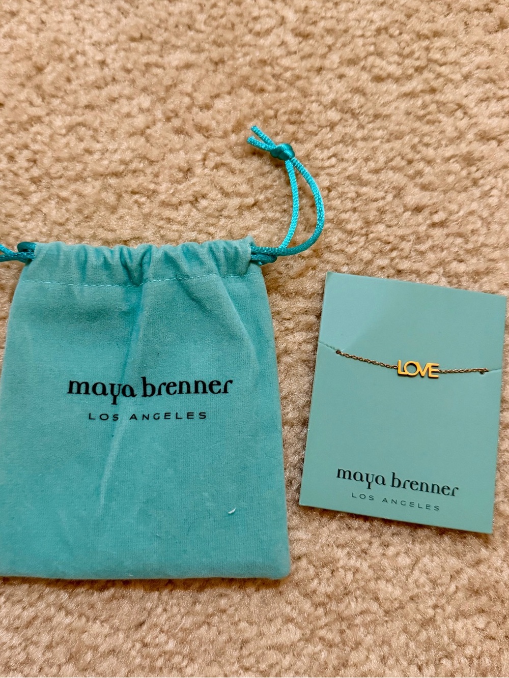 Maya Brenner Designs LOVE Bracelet New Without Tags Minimalist